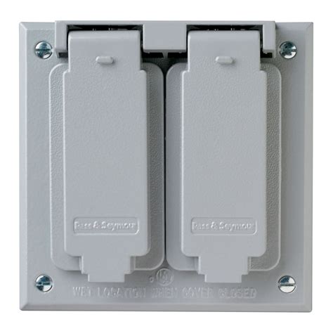 3 gang box cover with 2 switch stainless steel|two gang weatherproof switch cover.